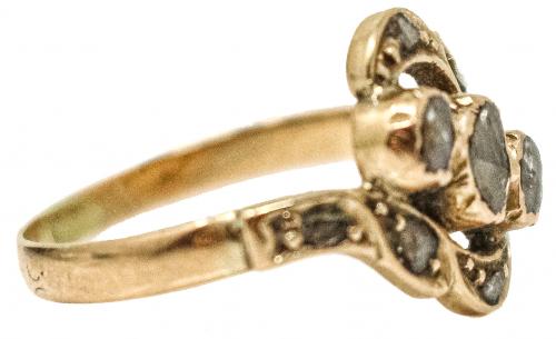 SORTIJA CON DIAMANTES DEL S.XIX