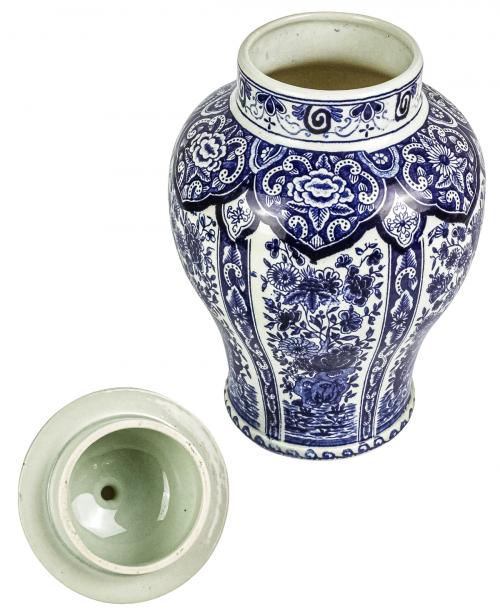 TÍBOR DE PORCELANA HOLANDESA DE DELFT