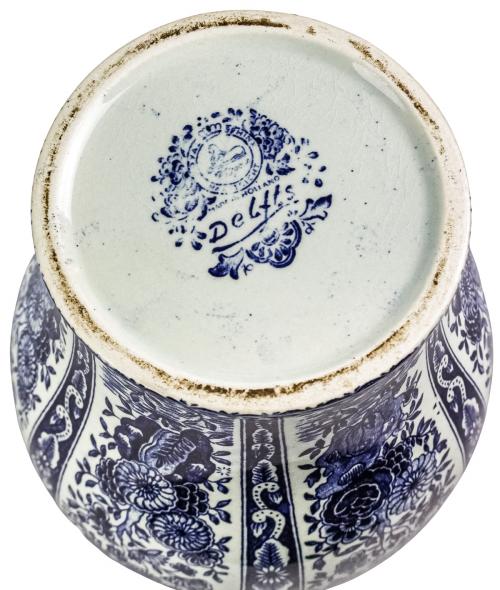 TÍBOR DE PORCELANA HOLANDESA DE DELFT