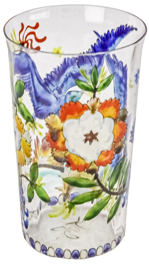 VASO "GOL" EN CRISTAL SOPLADO DE MEDIADOS DEL S. XX