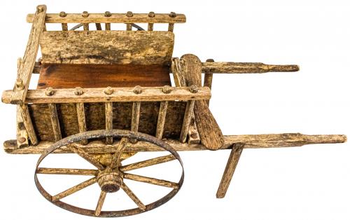 CARRO DE PAYÉS EN MINIATURA, DE MEDIADOS DEL S.XX