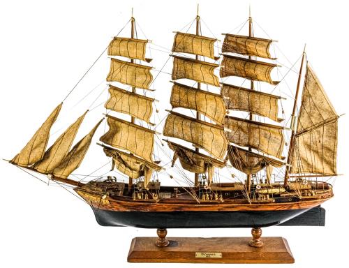 MAQUETA DE BARCO DE MEDIADOS DEL S.XX