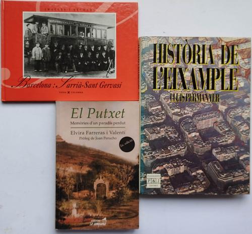 TRES LIBROS SOBRE BARCELONA.  