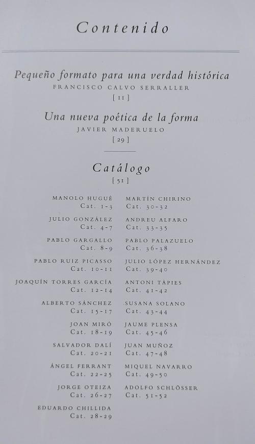 UNA COLECCIÓN DE ESCULTURA MODERNA ESPAÑOLA (CON DIBUJO).  