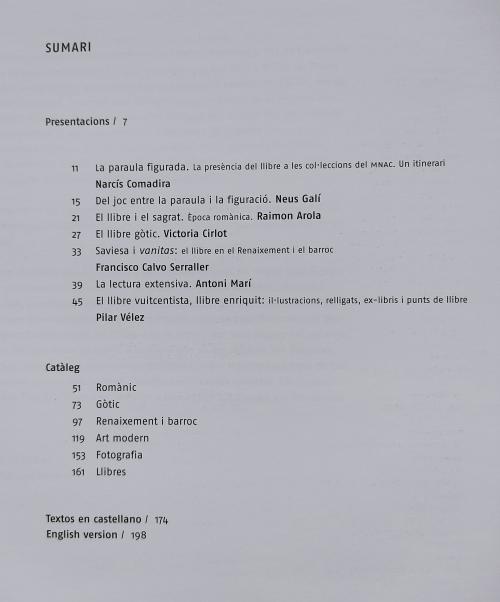 LA PARAULA FIGURADA: LA PRESÈNCIA DEL LLIBRE ...