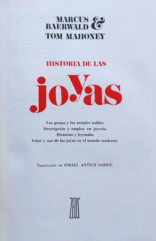 DOS LIBROS SOBRE JOYERÍA.