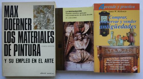 TRES LIBROS SOBRE MATERIALES, TÉCNICAS ARTÍSTICAS Y ...