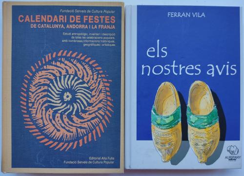 DOS LIBROS SOBRE COSTUMBRES DE CATALUNYA.