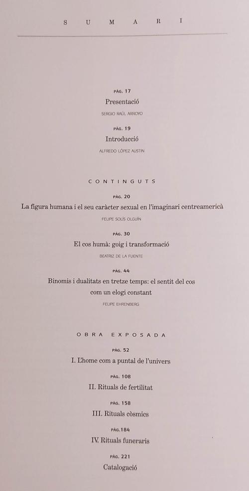 EL COS I EL COSMOS:  ART ESCULTÒRIC DEL MÈXIC PRECOLOMBÍ.  