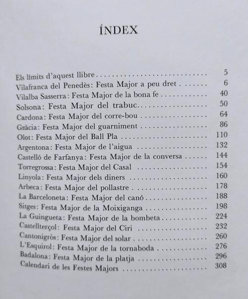 FESTA MAJOR.   