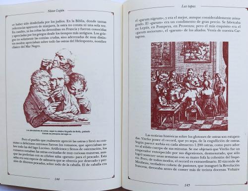 DOS LIBROS SOBRE GASTRONOMÍA.   