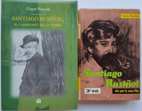 DOS LIBROS SOBRE SANTIAGO RUSIÑOL.   
