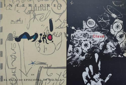 DOS LIBROS SOBRE ARTISTAS CATALANES:  MIRÓ / CLAVÉ.