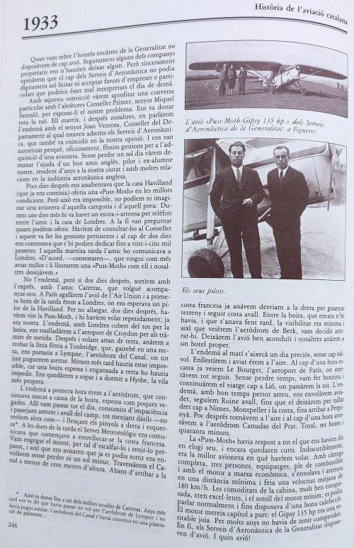 HISTÒRIA DE L’AVIACIÓ CATALANA (1908-1936).  