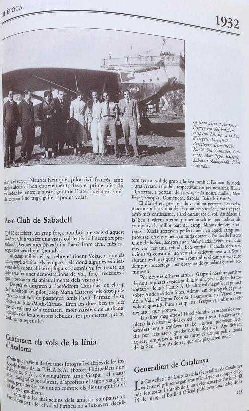 HISTÒRIA DE L’AVIACIÓ CATALANA (1908-1936).  