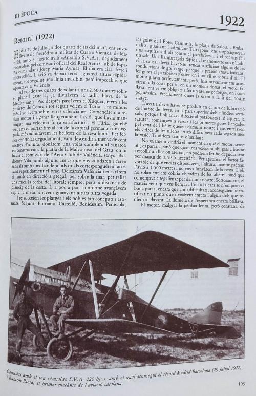HISTÒRIA DE L’AVIACIÓ CATALANA (1908-1936).  
