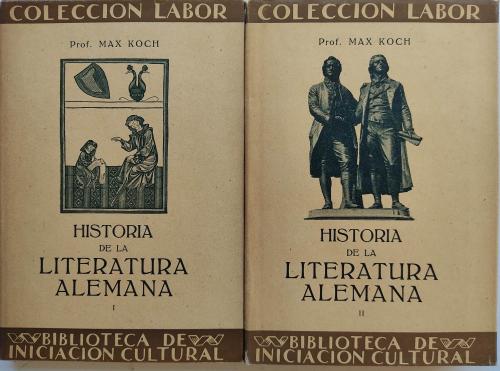 HISTORIA DE LA LITERATURA ALEMANA (2 VOLÚMENES).  