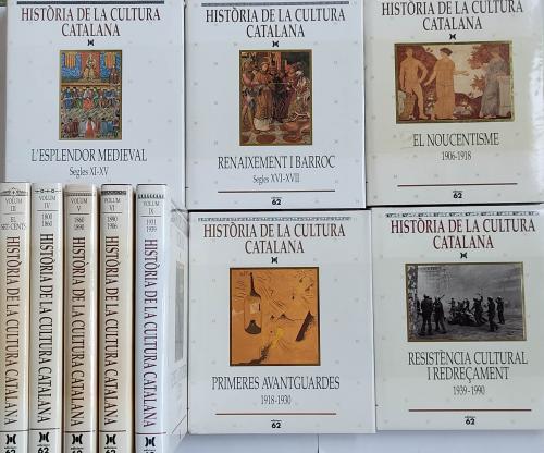 HISTORIA DE LA CULTURA CATALANA (10 VOLÚMENES).  
