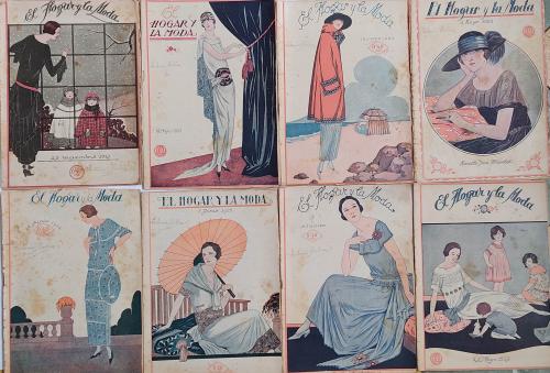OCHO REVISTAS “EL HOGAR Y LA MODA” DEL AÑO 1923