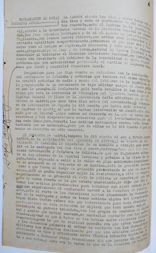 CONSELL DE GUERRA Y CONDEMNA A MORT DE LLUÍS COMPANYS ...