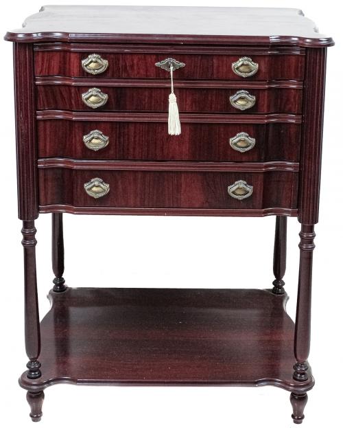 CUBERTERIA DE PLATA CON MUEBLE CUBERTERO