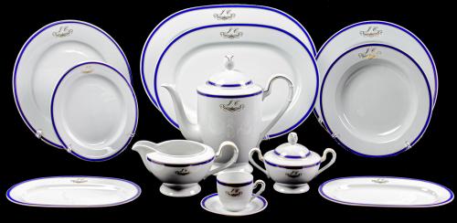 VAJILLA DE PORCELANA ALEMANA DE MEDIADOS DE S. XX