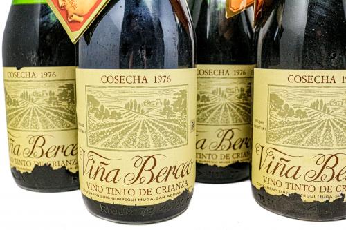 SEIS BOTELLAS DE VIÑA BERCEO