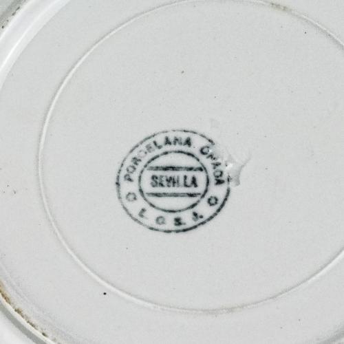 SERVICIO DE POSTRE DE PRINCIPIOS DEL S.XX.