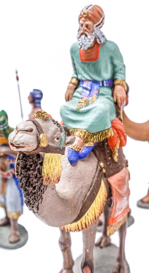 GRAN CONJUNTO DE FIGURAS DE PESEBRE FIRMADAS "DANIEL"