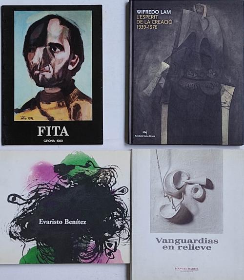 CUATRO LIBROS SOBRE ARTE Y ARTISTAS MODERNOS.  