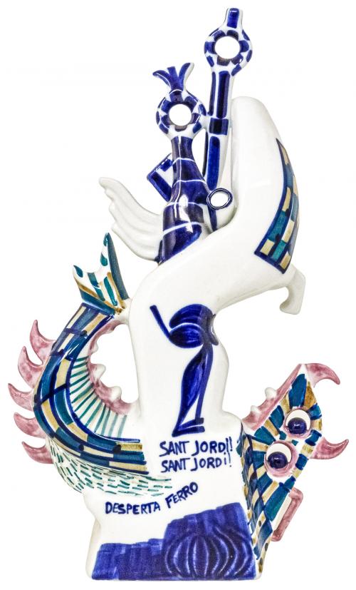 FIGURA EN CERÁMICA DE SARGADELOS DEL ÚLTIMO CUARTO DEL S.XX