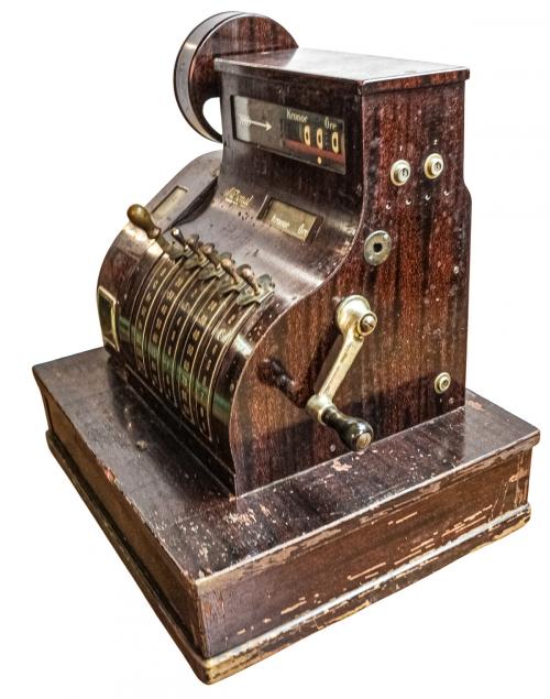 MÁQUINA REGISTRADORA DEL PRIMER TERCIO DEL S.XX