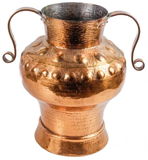 JARRÓN EN COBRE DE MEDIADOS DEL S.XX