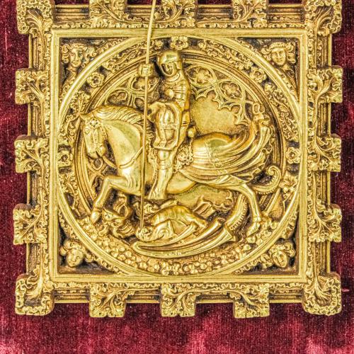 PLAFÓN DECORATIVO "SANT JORDI LUCHANDO CONTRA EL DRAGÓN"