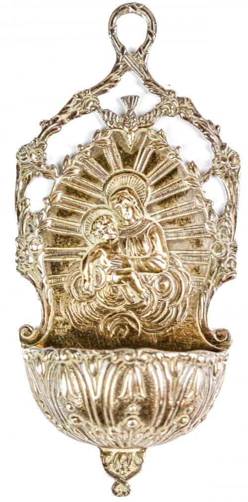 BENDITERA DE PLATA  DE MEDIADOS DE S. XX
