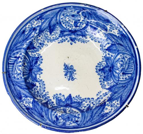 PLATO EN CERÀMICA DE MANISES DE FINALES DEL S.XX