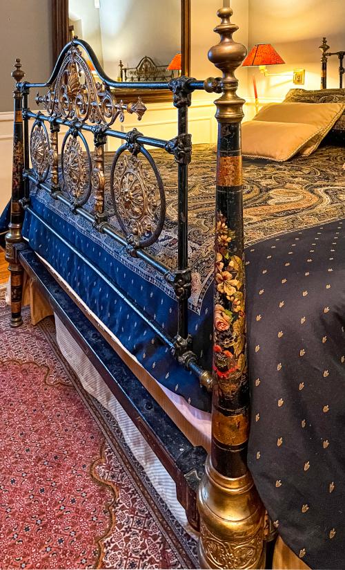 CAMA DE MATRIMONIO DE FINALES DE SIGLO XIX