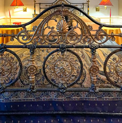 CAMA DE MATRIMONIO DE FINALES DE SIGLO XIX