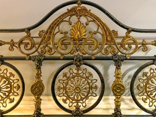 CAMA DE MATRIMONIO DE FINALES DE SIGLO XIX