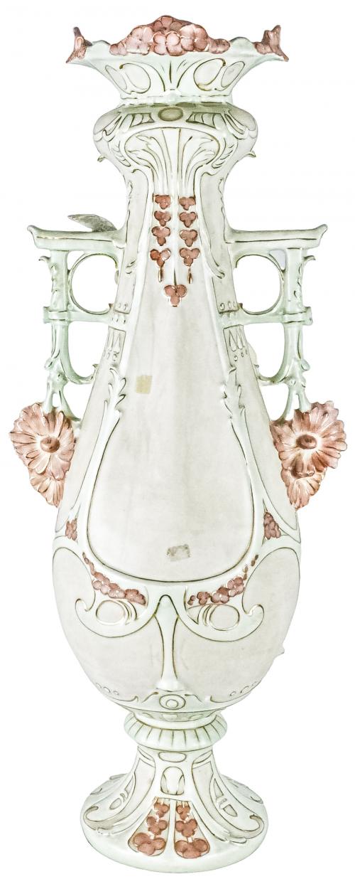JARRÓN MODERNISTA DE PORCELANA  