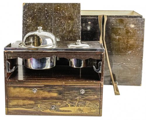 CAJA DE FUMADOR ORIENTAL DEL PRIMER TERCIO DE SIGLO XX