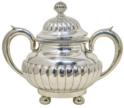 JUEGO DE CAFÉ DE PLATA DE LOS AÑOS 60