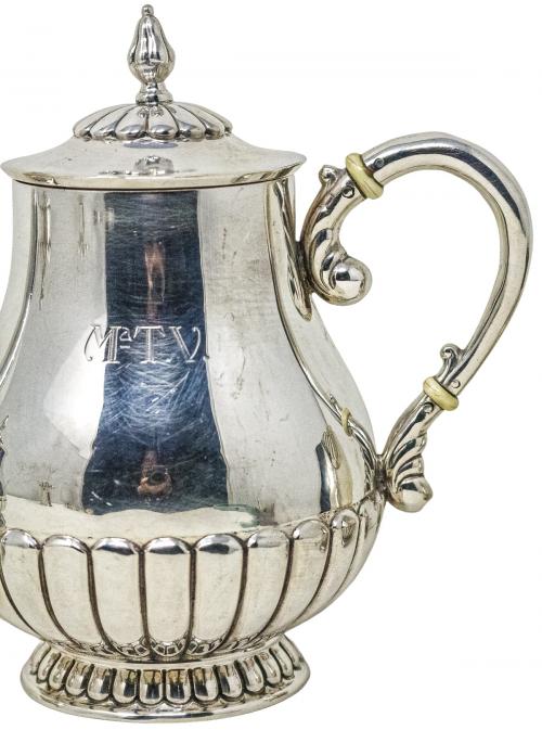 CAFETERA, LECHERA Y AZUCARERO DE PLATA