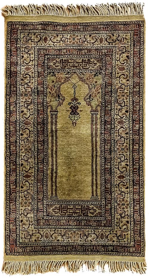 ALFOMBRA DE ORACIÓN IRANÍ DE MEDIADOS DEL S.XX
