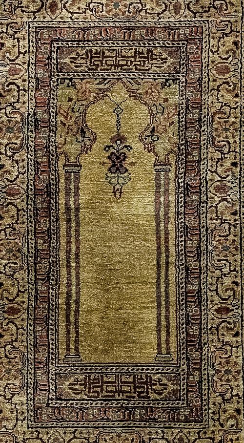 ALFOMBRA DE ORACIÓN IRANÍ DE MEDIADOS DEL S.XX