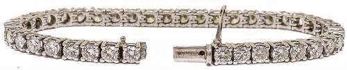 PULSERA RIVIERE CON BRILLANTES, AÑOS 70