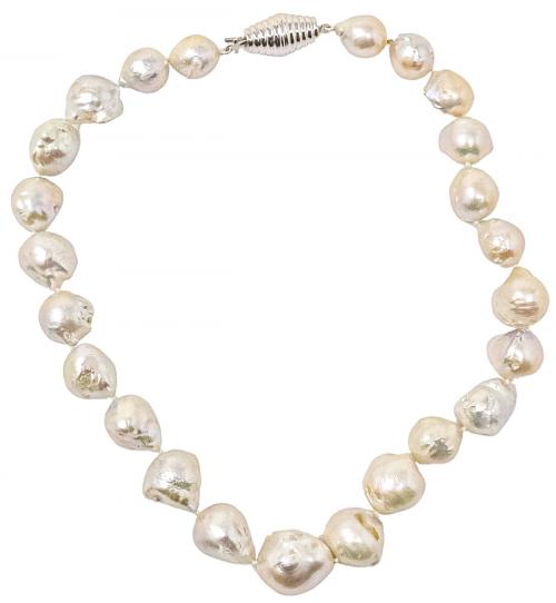 COLLAR DE PERLAS CULTIVADAS BARROCAS