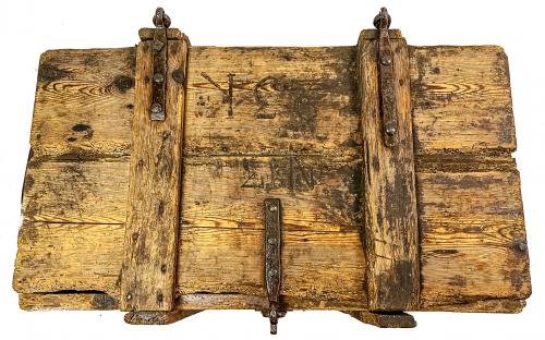 BAÚL EN MADERA DE PRINCIPIOS DEL S.XX