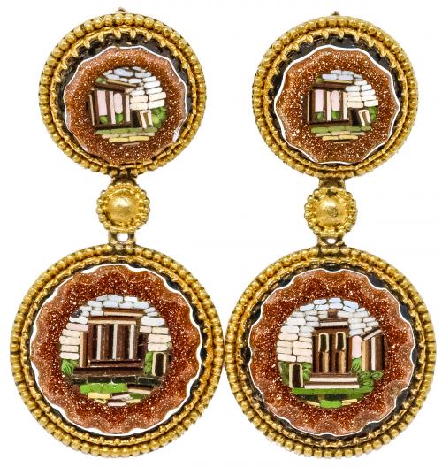 PENDIENTES ITALIANOS DEL S.XIX