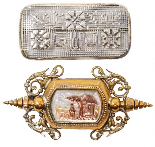 DOS BROCHES DE FINALES DEL S.XIX